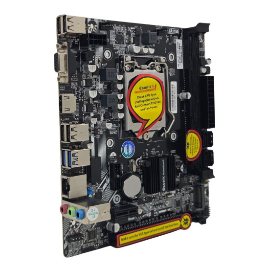 Esonic H61DA1 DDR3 LGA1155 M-ATX Motherboard
