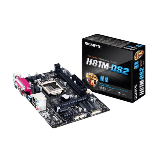 GIGABYTE GA-H81M-DS2 H81 DDR3 LGA1150 Motherboard 