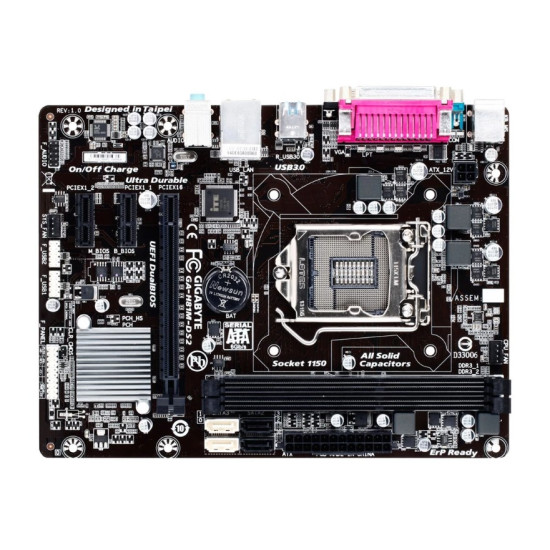 GIGABYTE GA-H81M-DS2 H81 DDR3 LGA1150 Motherboard 