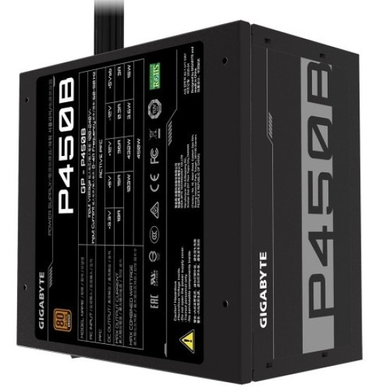 Power Supply Gigabyte P450B 450W 80 Plus Bronze PSU