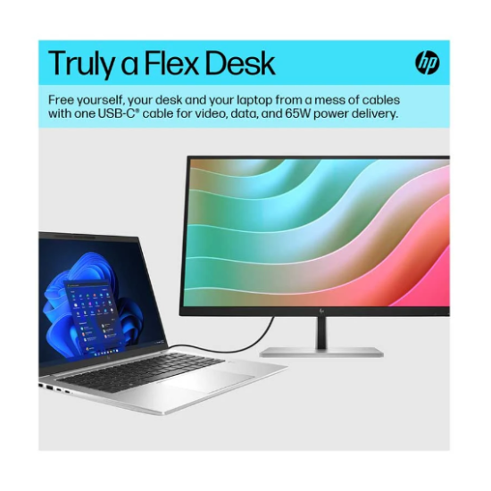 HP E27k G5 27" 4K UHD IPS USB-C Monitor