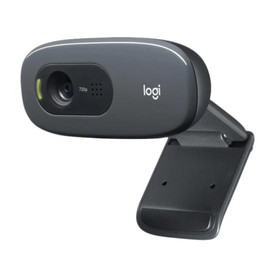 Logitech C270 HD Webcam 720p Noise Reduction Mic