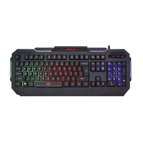 Micropack GK-10 USB Multi-Color Lighting Gaming Keyboard