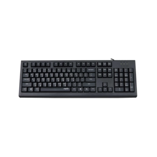Rapoo NK1800 USB Optical Keyboard with Bangla Layout