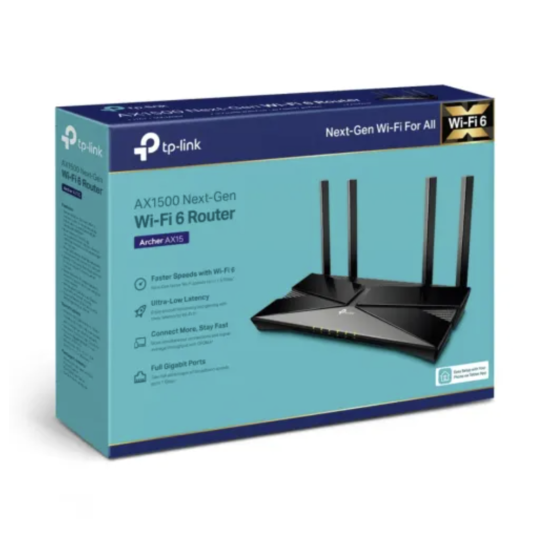 TP-Link Archer AX15 AX1500 WiFi 6 Gigabit Router