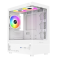 Xtreme M95W Mini Tower M-ATX White Gaming Desktop Casing With 3 ARGB Fan