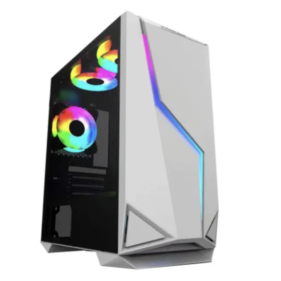 Xtreme XJOGOS M200WH RGB Mid Tower White Gaming Desktop Casing